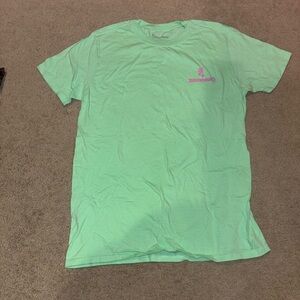 Browning Green T-Shirt with Pink Logo